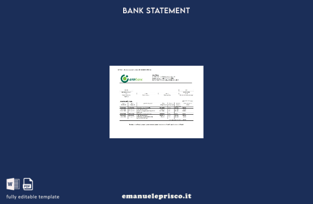 stile verificato Modello verbale di prova dell'indirizzo della banca OTP Ucraina